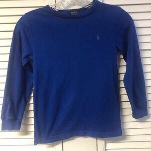 Ralph Lauren Polo 6 Blue Long Sleeved Tee